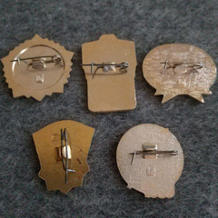 旧ソ連軍　ソビエト　バッチ　5個セットの画像