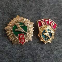 旧ソ連軍　ソビエト　バッチ　5個セットの画像