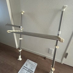 ニトリ　つっぱりラック1段　メッシュパネル　キッチン用品の画像