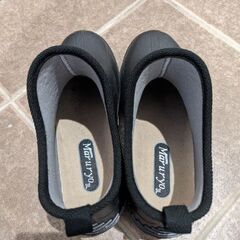 ショート レインブーツ 黒 ブラック メンズ レディース 3L 25~25.5cmの画像