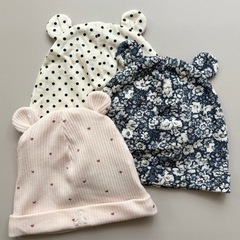 未使用/GAPはじめてのお気に入りビーニー3枚組（ベビー）の画像