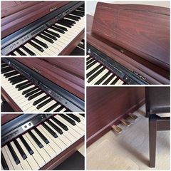 【受け渡し者様決まりました】ローランド　HP205-GP　電子ピアノ　椅子付き　中古の画像