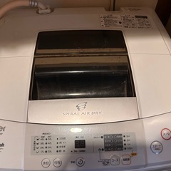Haier 全自動洗濯機 JW-K60F(W)の画像