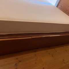 無印良品　収納ベッド　マットレス付き　の画像