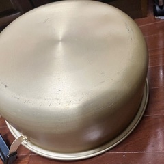 受付停止、10／31引渡し約束有り　500円　両手鍋　直径36cm 大鍋　アルミ両手鍋　豚汁、煮込、芋煮の画像