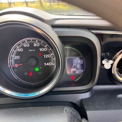 ホンダ　N-ONE  5万キロ　ドラレコ前後　車検付き　赤の画像