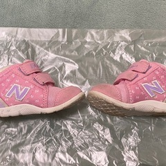 ニューバランス　ファーストシューズ　ピンク　11.5センチの画像