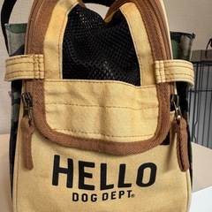 ドッグデプト キャリー バック 犬の画像