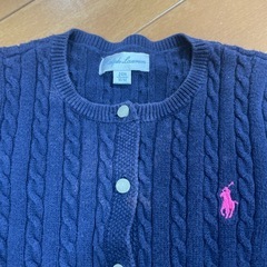 80 ラルフローレン　カーディガンの画像