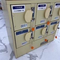 100円ロッカー🌸循環式✨銭湯やスパなどに⭐️の画像