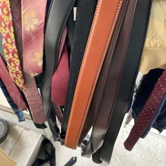 本革ベルト８本まとめ　アーノルドパーマーなどブランド多数の画像