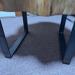 無料　希少一点物　一枚板　センターてーテーブルの画像