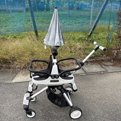二人乗り　ベビーカーの画像