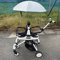 二人乗り　ベビーカーの画像