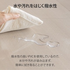 ダイニングマット　透明　180×180 床保護の画像