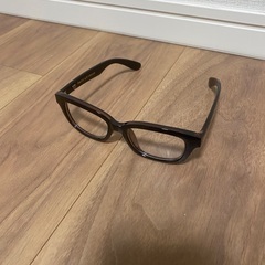 ナノユニバース 伊達メガネ 黒縁 度なし 美品 ケース付き nano universeの画像