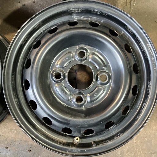 スチールホイール12インチ4J 4本／100-4H／ホンダ B4964
