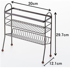 未使用　ヨシカワ 日本製 シャンプーラック 2段の画像
