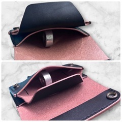 ミニ トラッカーウォレット　ハンドメイドの画像