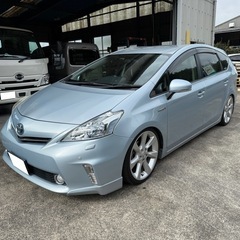 トヨタ プリウスα Sツーリング スタッドレス付 120000km