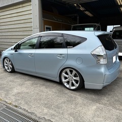 トヨタ プリウスα Sツーリング スタッドレス付 120000kmの画像