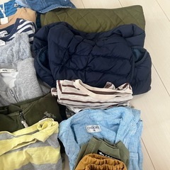 110cm子供服➕18cm上履きの画像