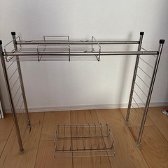 ニトリ　伸縮食器乾燥棚の画像