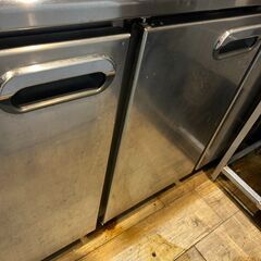 【動作良好】フクシマ工業 業務用テーブル型冷蔵庫／コールドテーブル／飲食店・カフェ・仕込み用に！の画像