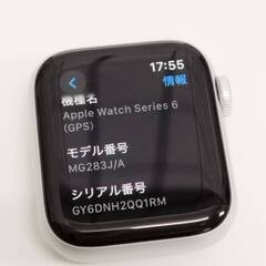 Apple Watch Series 6/GPS/40mm/A2291/シルバー〈MG283J/A〉の画像