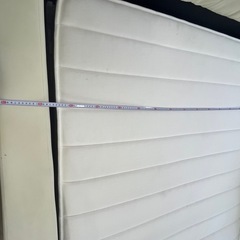 ワイドダブルベッド マットレス付きの画像