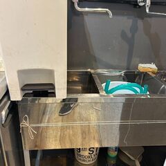 【ステンレス製】業務用流し台／シングルシンク／飲食店・キッチンカー・仕込み場に最適！の画像