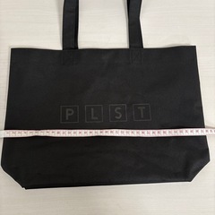 PLSTのミニトートバッグ　黒の画像