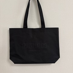 PLSTのミニトートバッグ　黒の画像