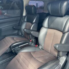 神奈川【自社ローン】保証人無可★全国対応★エルグランド【250ハイウェイスターアーバンクロム】車検2年付/社外20インチAW/Bluetooth/両側パワスラ/フリップダウンモニター/8インチALPINEナビ/走行中TV可/パワーバックドア/Fエアロ/後席オットマン/ETCの画像