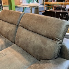 ソファ　3人掛けソファ　グレー　灰色　【190×92×座面高40×背面高93】の画像