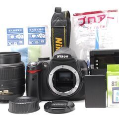 【訳あり】届いたその日から一眼デビュー♪ Nikon D5000 動画撮影対応の画像