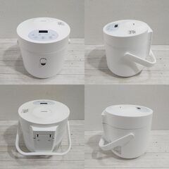 ナフコ NF-S101/ 3合炊き炊飯器/ 2022年製/ メニュー：白米、玄米、おかゆ、スープ/コンパクトモデル/ 一人暮らし向け/ C0EX0117の画像