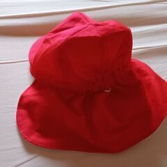 赤白帽子　サイズフリーの画像