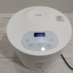 ナフコ NF-S101/ 3合炊き炊飯器/ 2022年製/ メニュー：白米、玄米、おかゆ、スープ/コンパクトモデル/ 一人暮らし向け/ C0EX0117の画像