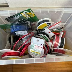 バイクの電装部品、ジョイスティックの改造に使っていました。配線部材＆工具一式。早いもの勝ち。の画像