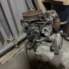 除雪機★ヤマハリッキー★エンジンミッション★ジャンク品ほ★実働品だったはずはてな？の画像