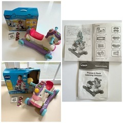 美品vtech ロッキング2in1 乗用玩具 の画像