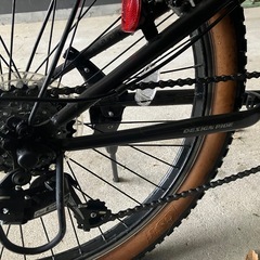【美品】子供自転車24インチ　ブラックの画像