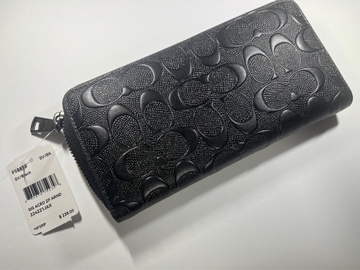 【新品未使用】COACH コーチ F58113 ブラック シグネチャー