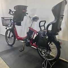 1年保証 送料無料　パナソニック　ギュットアニーズ　赤色　電動アシスト自転車　g201の画像