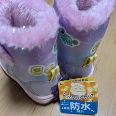 新品未使用 スノーブーツ 17cm ラプンツェルの画像