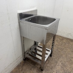アズマ　azuma　業務用　1層シンク流し台　厨房　飲食店　W４５０ｘD４５０ｘH８００ｍｍの画像