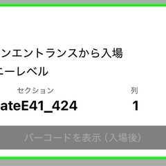 キングスチケット1枚の画像