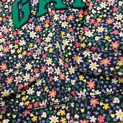 GAP 花柄パーカー フード付き　105の画像