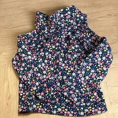 GAP 花柄パーカー フード付き　105の画像